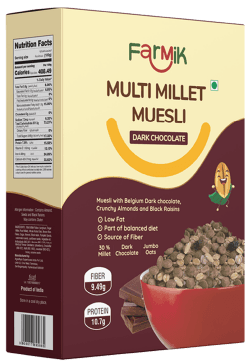 Mr. Flakes Dark Chocolate Millet Muesli