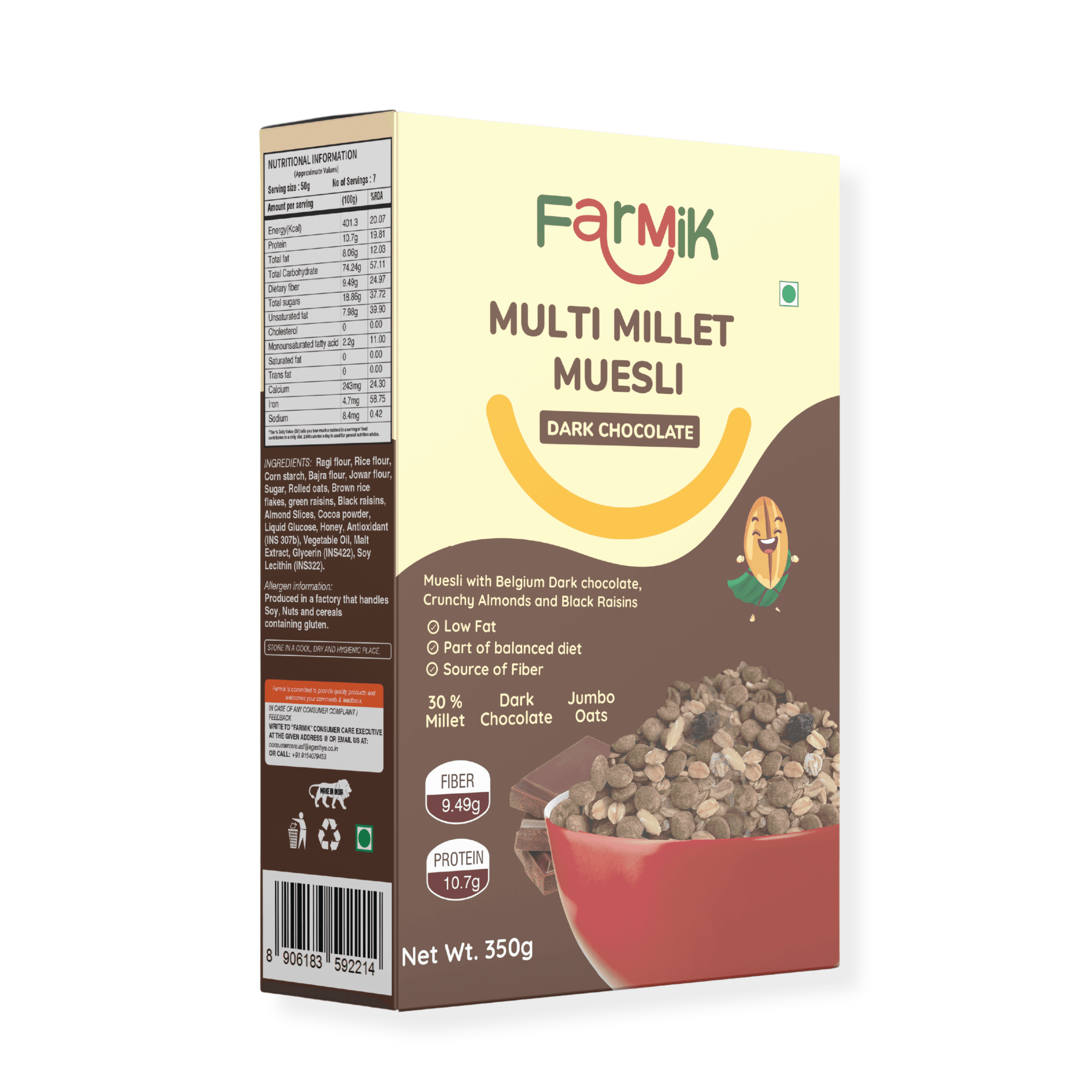 Multi Millet Muesli - Dark Chocolate